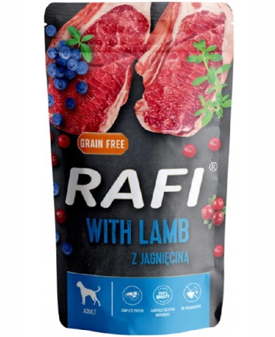 Rafi Karma Mokra dla Psów z Jagnięciną